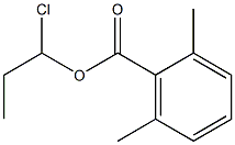 2,6-Dimethylbenzenecarboxylic acid 1-chloropropyl ester,,结构式