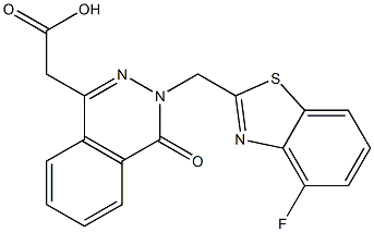 3-[(4-Fluoro-2-benzothiazolyl)methyl]-3,4-dihydro-4-oxophthalazine-1-acetic acid