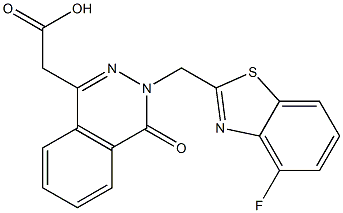  3-[(4-Fluoro-2-benzothiazolyl)methyl]-3,4-dihydro-4-oxophthalazine-1-acetic acid