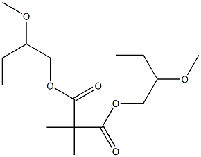 Propane-2,2-dicarboxylic acid bis(2-methoxybutyl) ester 结构式