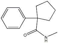 N-Methyl-1-phenylcyclopentane-1-carboxamide