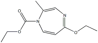 5-Ethoxy-2-methyl-1H-1,4-diazepine-1-carboxylic acid ethyl ester Structure