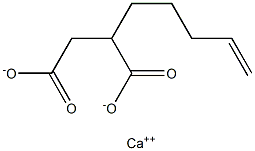 2-(4-Pentenyl)succinic acid calcium salt Structure
