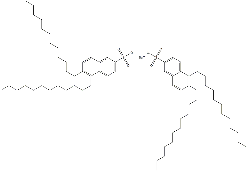 Bis(5,6-didodecyl-2-naphthalenesulfonic acid)barium salt