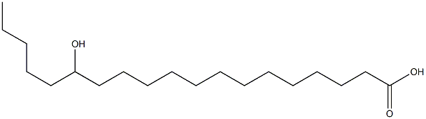 14-Hydroxynonadecanoic acid Structure