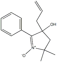 3-Allyl-3-hydroxy-5,5-dimethyl-2-phenyl-1-pyrroline 1-oxide Structure