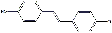 (E)-4'-Chlorostilbene-4-ol Structure
