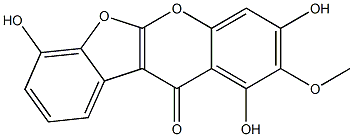 2-Methoxy-1,3,7-trihydroxy-11H-benzofuro[2,3-b][1]benzopyran-11-one