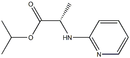 N-(2-Pyridyl)alanine isopropyl ester,,结构式