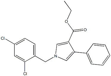 1-(2,4-Dichlorobenzyl)-4-phenyl-1H-pyrrole-3-carboxylic acid ethyl ester