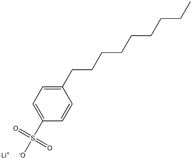 4-Nonylbenzenesulfonic acid lithium salt Structure