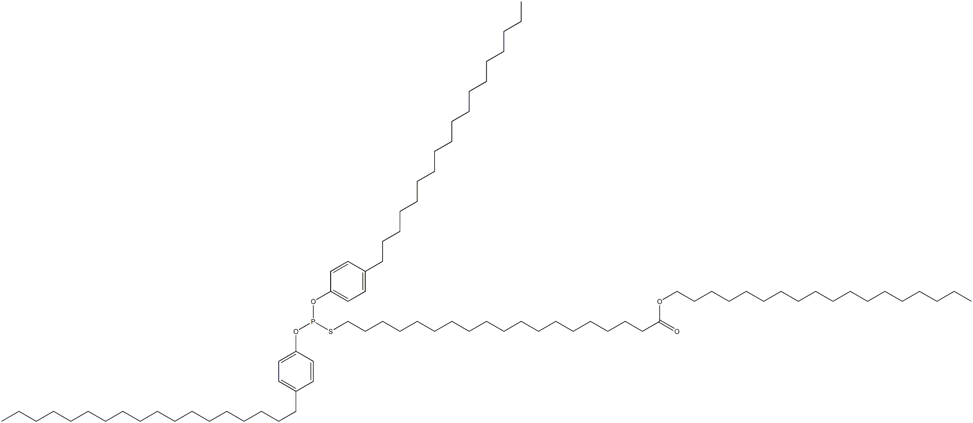 Thiophosphorous acid O,O-bis(4-octadecylphenyl)S-(19-octadecyloxy-19-oxononadecyl) ester