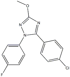 1-(4-Fluorophenyl)-5-(4-chlorophenyl)-3-methoxy-1H-1,2,4-triazole
