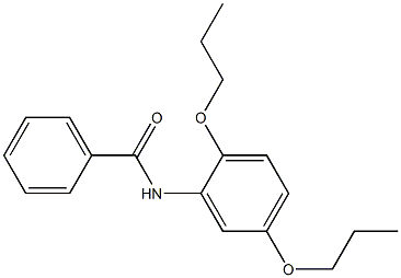 2',5'-Dipropoxybenzanilide Struktur