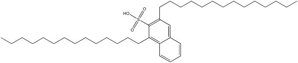 1,3-Ditetradecyl-2-naphthalenesulfonic acid