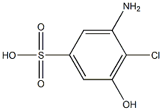 3-Amino-4-chloro-5-hydroxybenzenesulfonic acid Structure