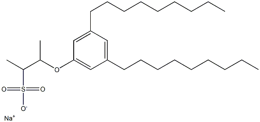 3-(3,5-Dinonylphenoxy)butane-2-sulfonic acid sodium salt