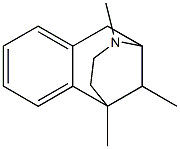 1,2,3,4,5,6-Hexahydro-3,6,11-trimethyl-2,6-methano-3-benzazocine Struktur