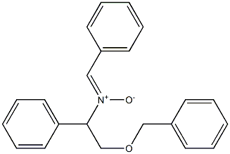 N-(2-Benzyloxy-1-phenylethyl)phenylmethanimine N-oxide,,结构式