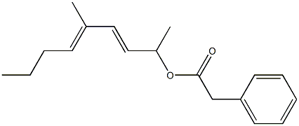 Phenylacetic acid 1,4-dimethyl-2,4-octadienyl ester|