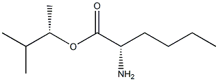 (S)-2-Aminohexanoic acid (S)-1,2-dimethylpropyl ester Structure