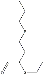 2,4-Bis(propylthio)butanal Struktur