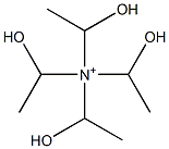 1-ヒドロキシ-N,N,N-トリス(1-ヒドロキシエチル)エタンアミニウム 化学構造式