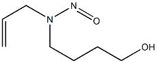 4-(Allylnitrosoamino)-1-butanol Structure