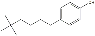 4-(5,5-Dimethylhexyl)phenol,,结构式