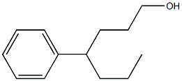 4-Phenyl-1-heptanol Struktur