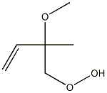 2-Methoxy-2-methyl-3-butenyl hydroperoxide 结构式