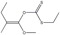 Dithiocarbonic acid O-(1-methoxy-2-ethyl-2-methylvinyl)S-ethyl ester