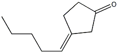 3-Pentylidenecyclopentanone Struktur