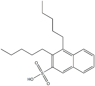 3,4-Dipentyl-2-naphthalenesulfonic acid