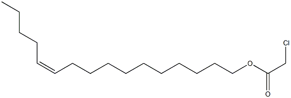 クロロ酢酸(Z)-11-ヘキサデセニル 化学構造式