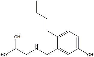 3-[(2,2-Dihydroxyethyl)aminomethyl]-4-butylphenol|
