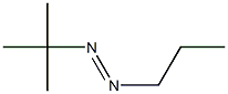 1-Propyl-2-tert-butyldiazene 结构式