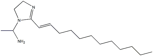 1-(1-アミノエチル)-2-(1-ドデセニル)-2-イミダゾリン 化学構造式