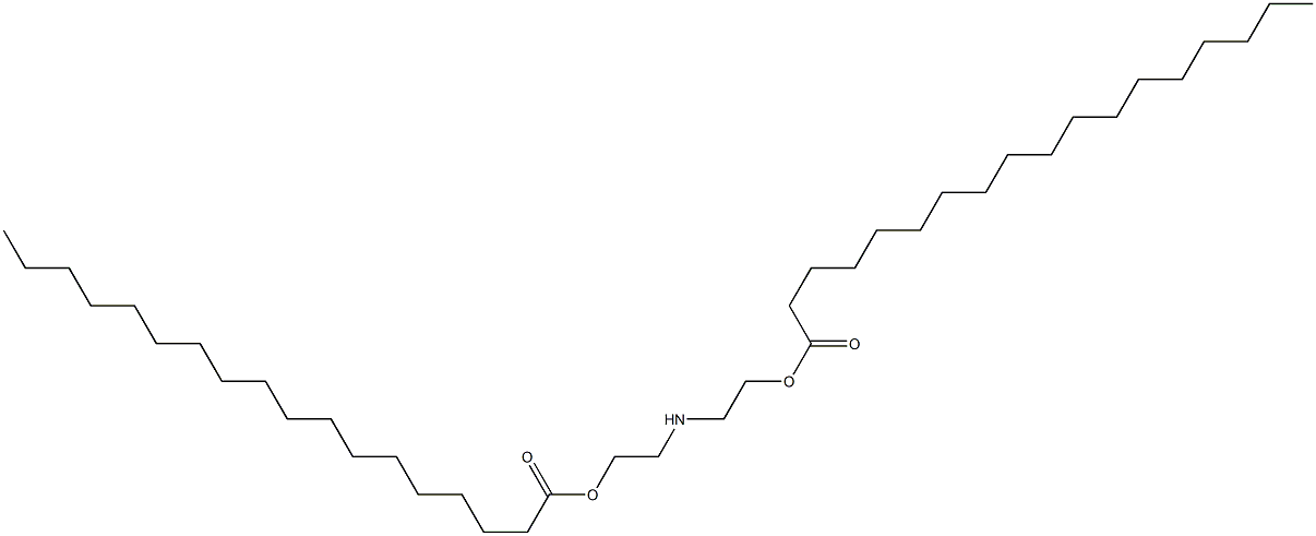 2,2'-Iminobis(ethanol octadecanoate) 结构式