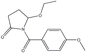 5-Ethoxy-1-[4-methoxybenzoyl]pyrrolidin-2-one Structure