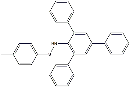 2,4,6-Triphenyl-N-[(4-methylphenyl)thio]benzenamine Structure