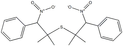 Phenyl(2-nitro-1-methyl-1-methylethyl) sulfide Structure