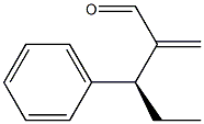 [S,(+)]-2-Methylene-3-phenylvaleraldehyde Struktur
