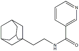 N-[2-(1-Adamantyl)ethyl]nicotinamide Structure