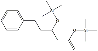 2,4-Bis[(trimethylsilyl)oxy]-6-phenyl-1-hexene,,结构式