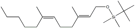 (2E,6Z)-1-(tert-Butyldimethylsiloxy)-3,7-dimethyl-2,6-dodecadiene