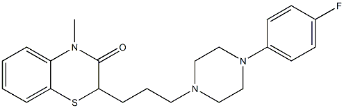 2-[3-[4-(4-Fluorophenyl)piperazin-1-yl]propyl]-4-methyl-2H-1,4-benzothiazin-3(4H)-one