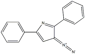 3-Diazo-2,5-diphenyl-3H-pyrrole Structure