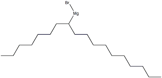 (1-ヘプチルウンデシル)マグネシウムブロミド 化学構造式