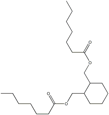 1,2-Cyclohexanedimethanol diheptanoate Structure